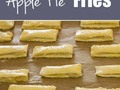 Apple Pie Fries Recipe - Yummy, crispy and healthy apple fries tossed with cinnamon and sugar (sched