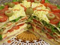 Torre de panqueques fresquita, primaveral y riquísima (sin harina)