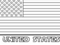 United States Flag Coloring Pages for Your Kids
