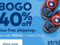 Stride Rite President's Day BOGO! In honor of President's Day, Stride Rite is offering buy one, get ...