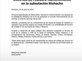 Domingo 22 de Julio Riohacha, Uribia, Manaure Y 11 corregimientos estarán sin luz, así lo informó la empresa…