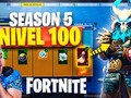 Me gustó un video de YouTube **TEMPORADA 5** SKIN NIVEL 100! TODO COMPRADO - Fortnite: Battle Royale (Pase