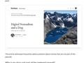Once you’ve published a story, you may see a message like this at the… ~ FLW #Tumblr #blog