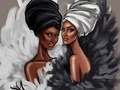 Imaan meets Iman, Vogue Arabia Cover - by Armand Mehidri