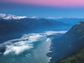 BLUE HOUR | michelphotographych ~  Location: Lake Brienz, Switzerland