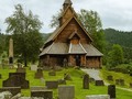 Eidsborg stavkirke church, Norway. | Artist: Gunnar Erfjord