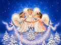 Vintage Christmas art #angels   #HappyHolidays!