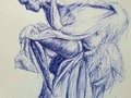📷 Uptrennd | Ballet Dancer - Pen Drawing