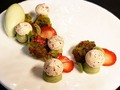 The joys of summertime! (via Pistachio, rose and summer strawberries dessert recipe) ... chefjamesoakley