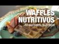 Belén Soto y Carlos Oquendo preparan Waffles Nutritivos