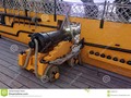 A cannon on deck of HMS Victory in Portsmouth, England. #admiral #Portsmouth #photograph #Dreamstime #photography