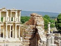 Panorama Of Library Of Celsus At Ephesus by Stephen Frost