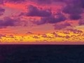 Panorama of Caribbean Sea Clouds at Dusk by Steve
