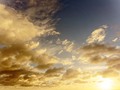 Caribbean Clouds at Sunset by Steve