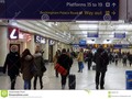 A scene at Victoria railway station, a major station in London, England #britain #british #dreamstime