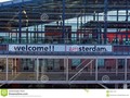 A 'Welcome I Amsterdam' slogan at the rail station of the city. #amsterdam #building #capital