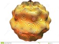 A #digital image based on #fractals, reminiscent of gold jewellery and decoration. #abstract #amulet #art