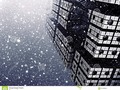 Fractal Tower in Blizzard #digital #digitalimage #fractal #abstract #architecture #atmospheric