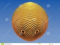 This is an #abstract #digital image based on #fractals. It may resemble an alien head. #abstract #alien #ball