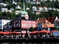 Shoppers at the famous outdoor fish market in Bergen, a major city in Norway. #Norway #Bergen #250pxrtg