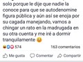 Lo que me da más risa de este vergueo son los comentarios en la página de la susodicha JJAJAJAJAJAAJJAAJAJAJAJJAJAJ…