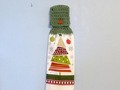 Uncut Crochet Button Top Hanging Kitchen Towel Double Layered via Etsy