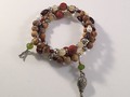 Thanksgiving Gemstone Beaded Memory Wire Bracelet Gift for via Etsy #pottiteam