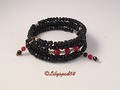 Ruby Beaded Gemstone Bracelet Gift for Her Bohemian Formal via Etsy #pottiteam