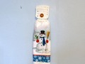 Hanging Kitchen Towel Crochet Top Doubled White Snowman Winter via Etsy