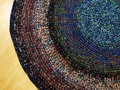 Large Round Rug/Thick Yarn Rug via Etsy