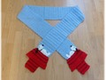 Snoopy Inspired Scarf Extra Long 8 Feet via Etsy