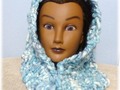 Chunky Wool Blend Soft Cowl- Choice of Color Teal or Pumpkin via Etsy