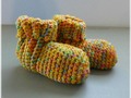 Adult / Teen Crochet Slipper Socks - Size 7/8 via Etsy