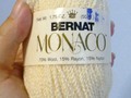 Vintage Bernat Monaco Yarn - White Frost Discontinued via Etsy