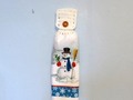 Hanging Kitchen Towel Crochet Top Doubled White Snowman Winter Choice of White or Blue Top via Etsy