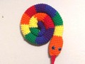 Door Draft Stopper Snake - Rainbow 40 inches via Etsy