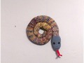 Door Draft Blocker Snake- Stuffed Crocheted Washable Dryable 40 inches via Etsy