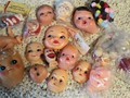 Destash Mostly Vintage Craft Doll Parts Random Craft Supplies via Etsy