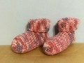 Crochet Slippers Bed Socks - Size 8/9 via Etsy