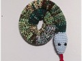 Door Window Draft Stopper, Door Snake, Crochet Stuffed Snake - 40 inches via Etsy