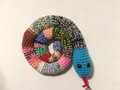 New snake..Door Window Draft Stopper, Door Snake, Crochet Stuffed Snake - 40 inches via Etsy