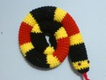 Door Draft Stopper,Pollen, Smoke, Dust Blocker Coral Snake- 40 inches via Etsy