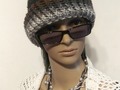 Loom Knit Winter Hat Warm Chunky Double Thick Brim via Etsy