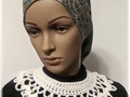Crocheted RBG Collar Adjustable Ties Neck Wear Cotton via Etsy