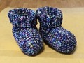 Slipper Bed Socks / Booties- Size 6/7 via Etsy