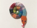 Door Snake Draft Blocker Draft Snake Crocheted Stuffed Snake Dust Blocker Filled-40 inches via Etsy