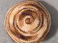 Yarmulke Kippot Kippah Frik Crocheted Cotton Brown Shades, Plumb, Yellow, White Mix 9 inches via Etsy