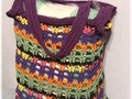 Sale Ends Soon- Tote Bag Market Bag Shopping Bag Mixed Fall Colors Cotton via Etsy