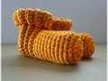 Crochet Slipper Bed Socks Booties Orange and Tan Size 7/8 via Etsy #SMILEtt23 #MothersDay…