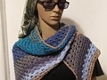 Crochet Wrap Openwork Prayer Shawl Lightweight 25 x 50 inches via Etsy #SMILEtt23…